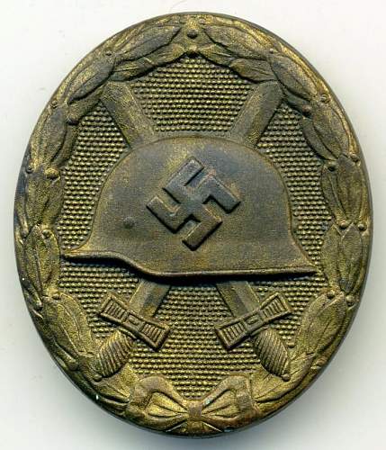 Verwundetenabzeichen Gold L/24 Fritz Zimmermann