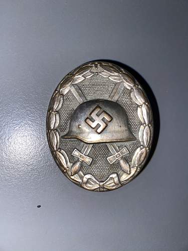 Verwundetenabzeichen 1939 in Silber - real?