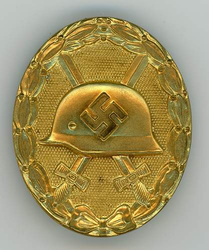 Verwundetenabzeichen, Gold, '30'