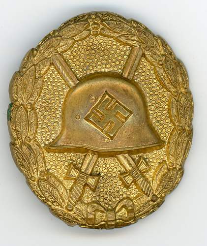 Verwundetenabzeichen im Gold, 1st pattern