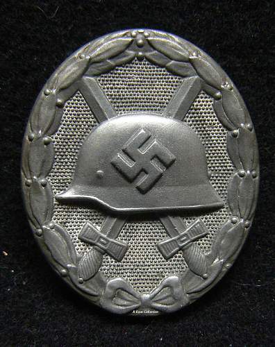 Verwundetenabzeichen in Silver Confirmation Please