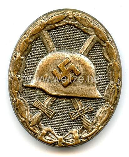 Verwundetenabzeichen in Silber 1939 Brehmer marked (but not visible): genuine or fake?