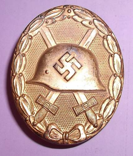 L/58 VerwundetenAbzeichen (Gold) - authentic?