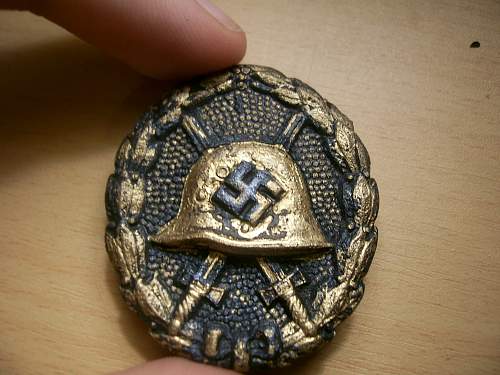 ww2 wound badge m16helmet