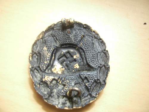 ww2 wound badge m16helmet