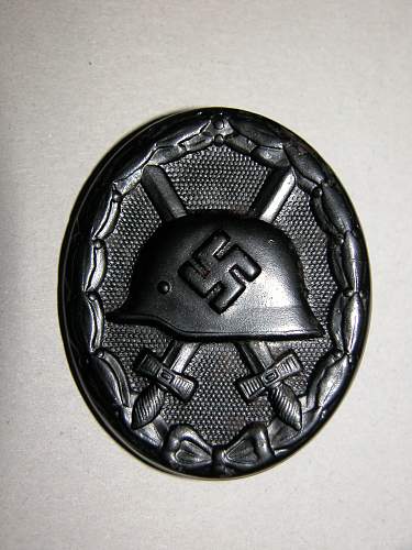 1939 Black Wound Badge (1939 Verwundetenabzeichen im Schwartz)