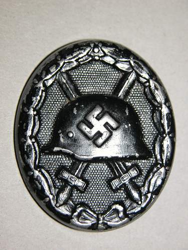 1939 Black Wound Badge (1939 Verwundetenabzeichen im Schwartz)