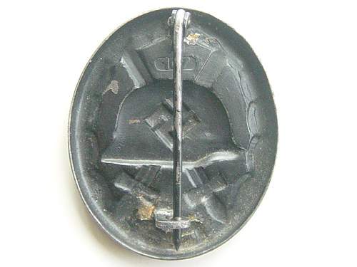 1939 Black Wound Badge (1939 Verwundetenabzeichen im Schwartz)