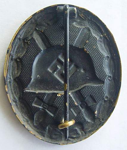 1939 Black Wound Badge (1939 Verwundetenabzeichen im Schwartz)