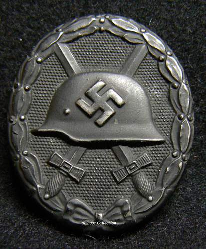 Verwundetenabzeichen 1939 in Schwarz, Maker 65, K&amp;Q