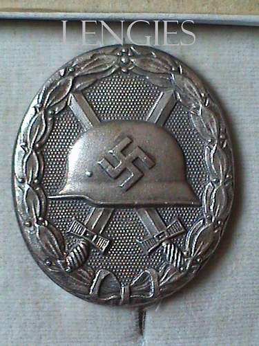 Verwundetenabzeichen 1939 in Silber in private period time case