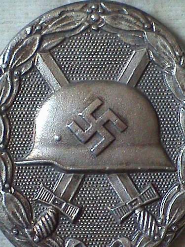 Verwundetenabzeichen 1939 in Silber in private period time case