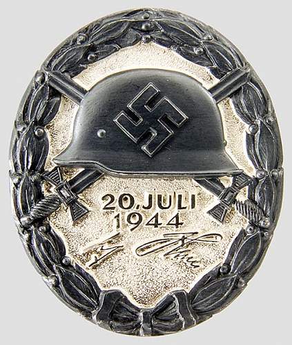 20. Juli 1944 Verwundetenabzeichen in Silber.