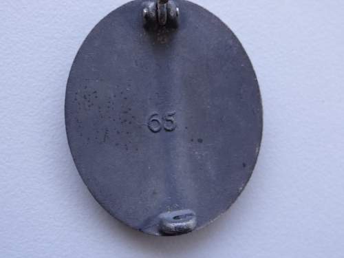 Verwundetenabzeichen 1939 in Silber 65