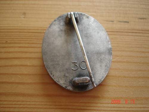 Silver wound badge