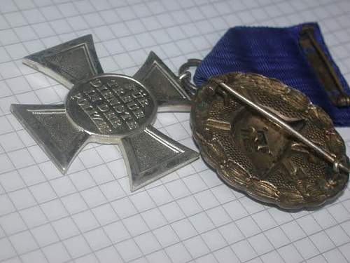 Verwundetenabzeichen Condor Legion in Silber