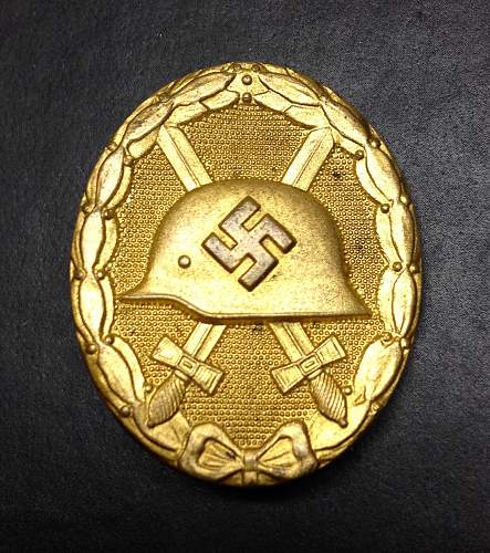 Verwundetenabzeichen 1939 Gold, maker 11