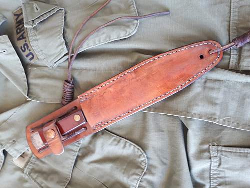 Vietnam era OLSEN Trowing Knife