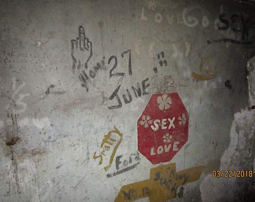 US bunker graffiti Vietnam