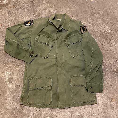 Question about 3rd Pattern Jungle Jacket with patches