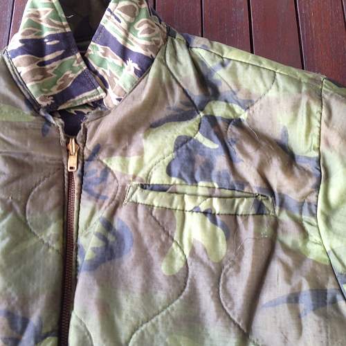 Tigerstripe reversible jacket