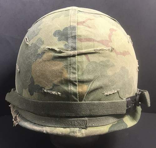 Vietnam Era M1 Steel Helmet