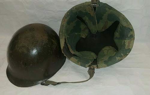 Holy Grail : real M1 Vietnam combat helmet ?