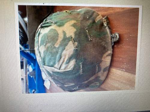 Need help. Unidentified Vietnam helmet camoflauge
