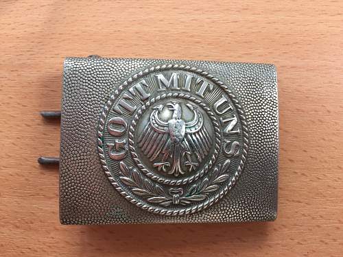 Reichswehr belt buckle? Is it real?