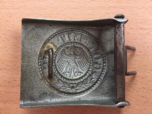 Reichswehr belt buckle? Is it real?