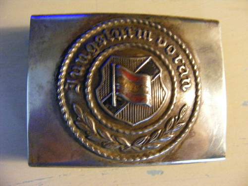 An original Jungsturm Voran buckle