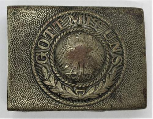 Transitional Reichswehr Buckle and Belt 2nd platoon, 2nd Company, Motorcycle Rifle Battalion 3