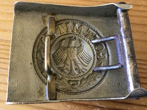 Reichswehr buckle question