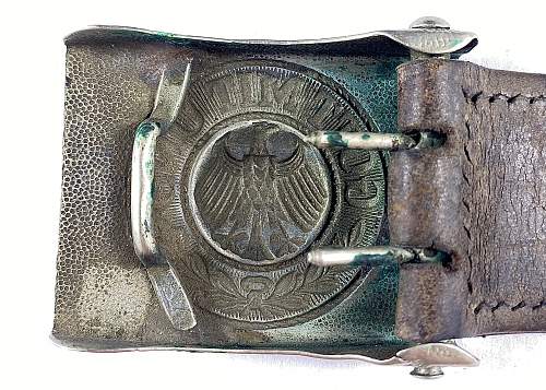 1929 Unit Marked Reichswehr Buckle