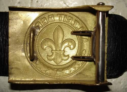 Pfadfinder Scout buckle and belt, good or not? What era?