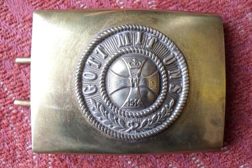 Freikorps / Veteran org. buckle added to collection