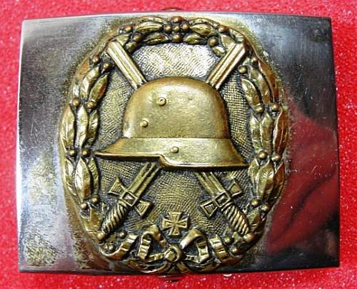 Unidentified Stahlhelm Buckle