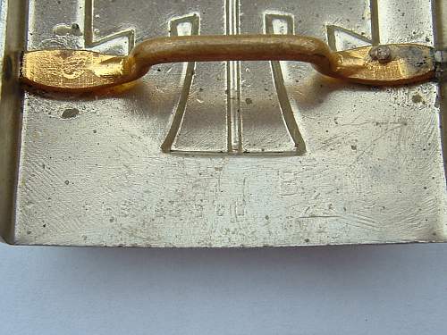 Nickel Turnerbund Buckle