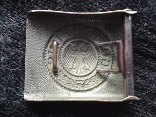 Reichswehr buckle.