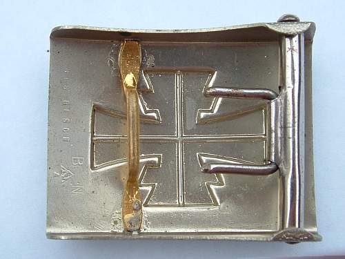 German Buckle ..identification required ,thanks !!