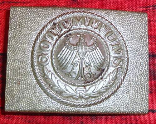 Weimar parade type buckle