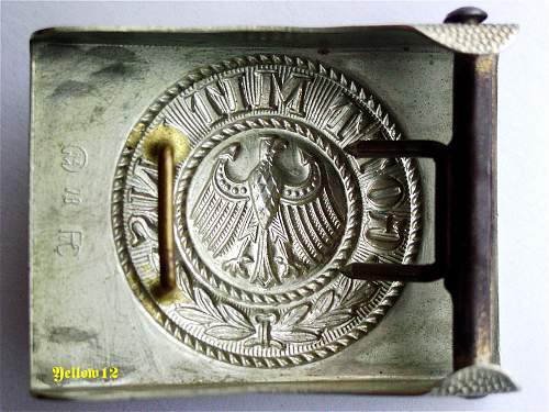 Weimar belt buckles original?