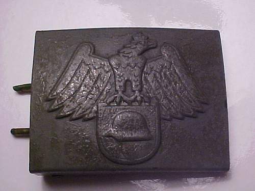 Later Stahlhelm Buckle