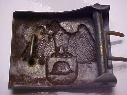 Later Stahlhelm Buckle