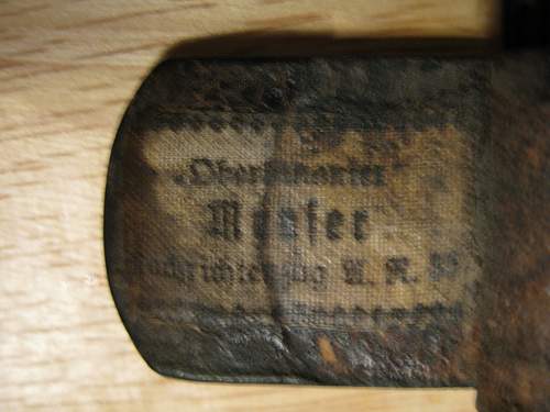 Weimar Buckle - 1929 Tagged