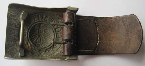 Reichswehr buckle  Friedrich Linden