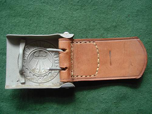 Very rare near mint one piece alu Steinhauer &amp; Luck Reichsweh buckle