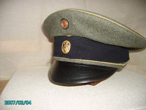 bringing back to life a Reichswehr Infantry cap