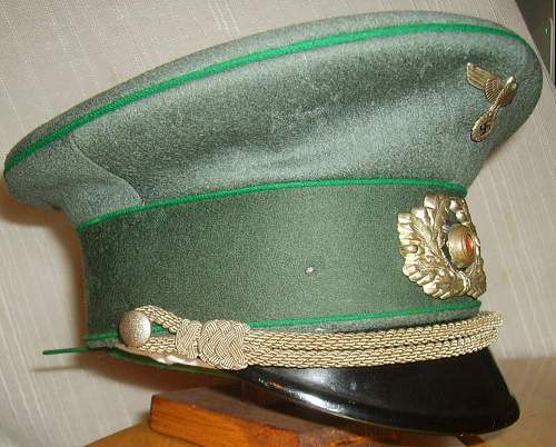 The evolution of the Army Service Cap 1900 to 1945l