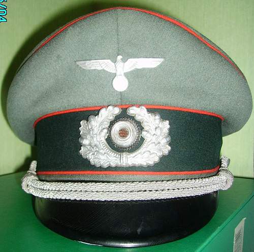 The evolution of the Army Service Cap 1900 to 1945l